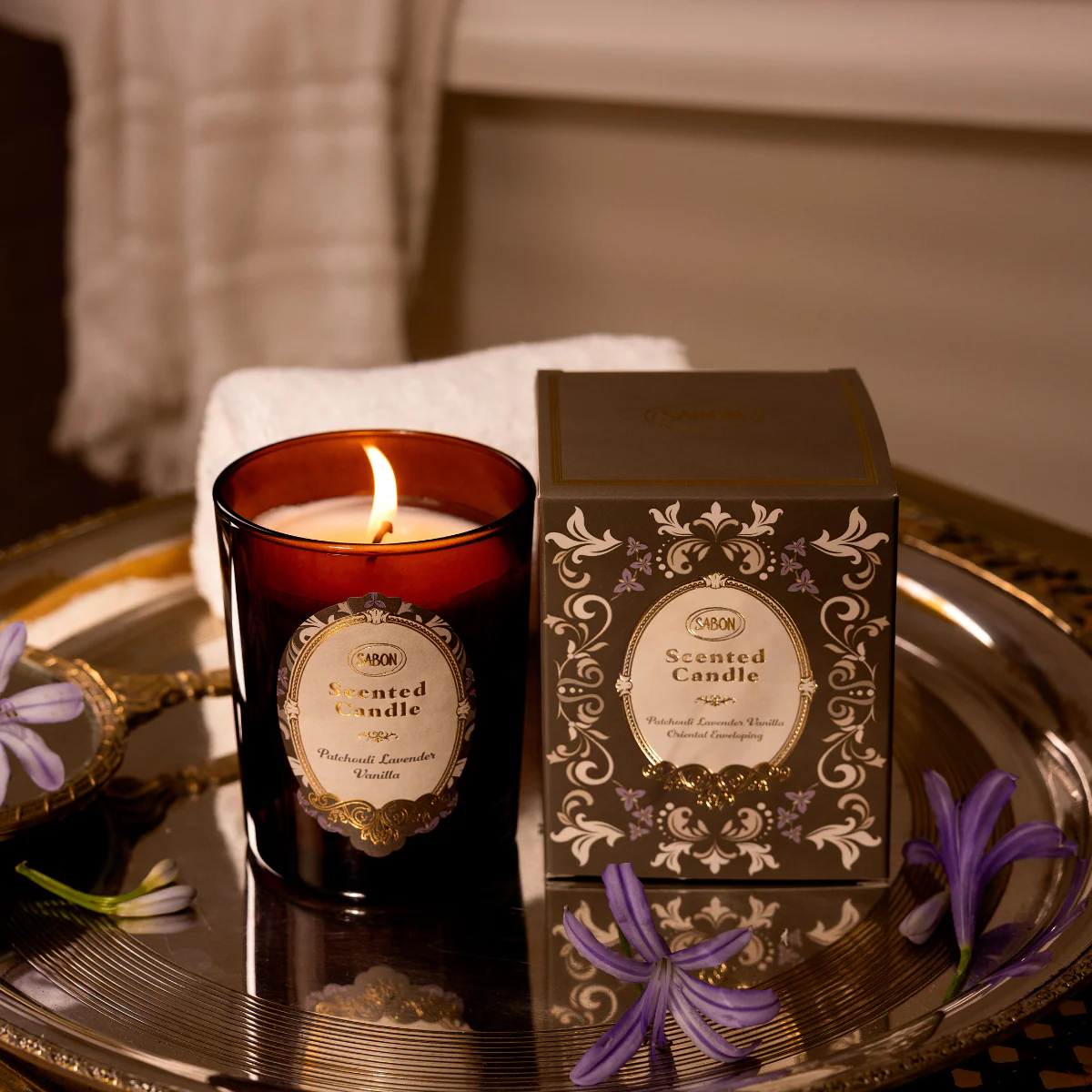 Bougie Parfumée - Patchouli Lavender Vanilla - Image 4