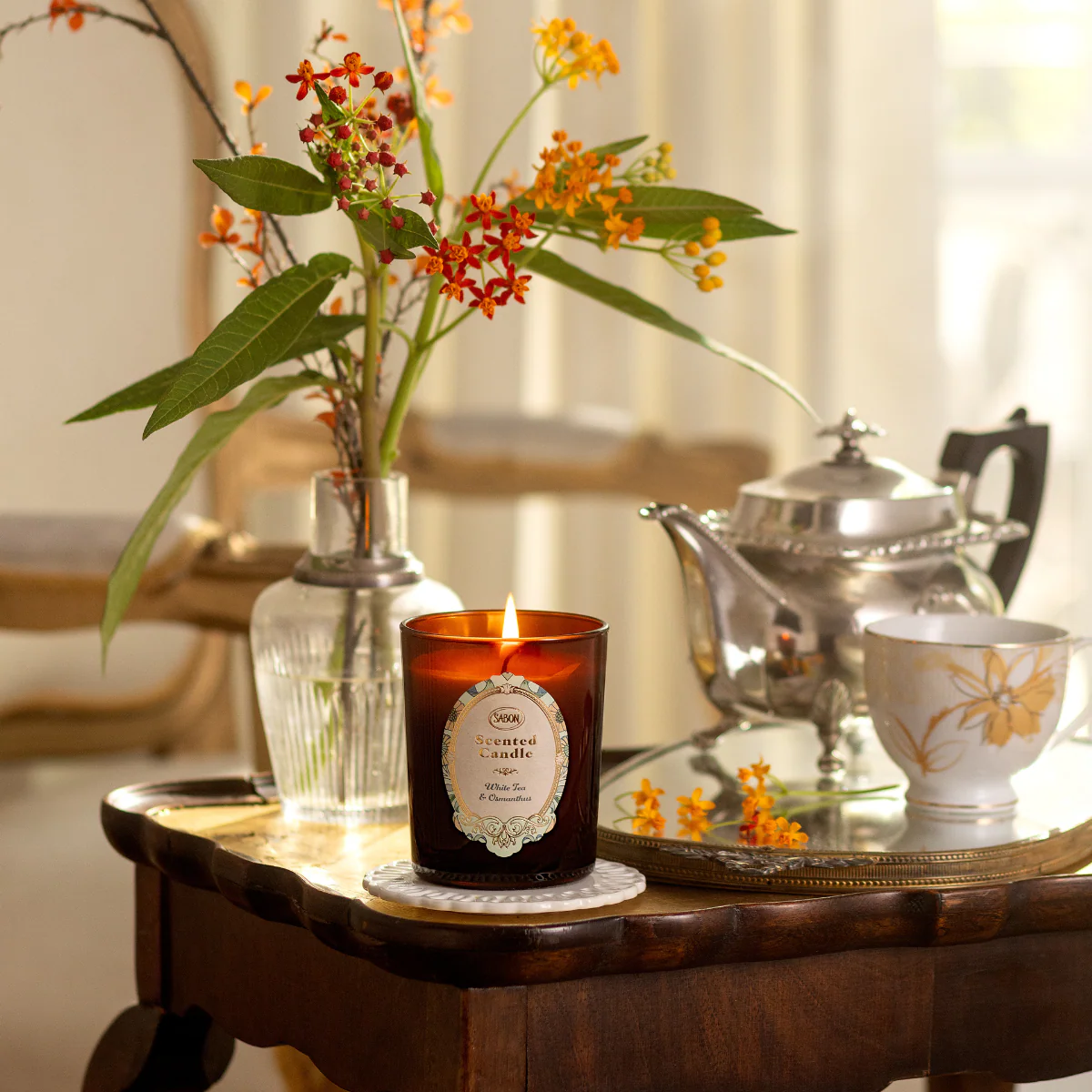 Bougie Parfumée - White Tea & Osmanthus - Image 4