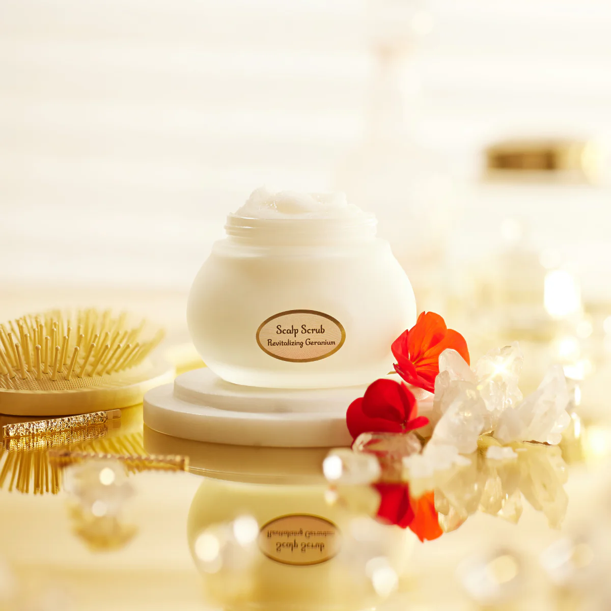 Gommage cheveux Geranium revitalisant 300g - Image 4