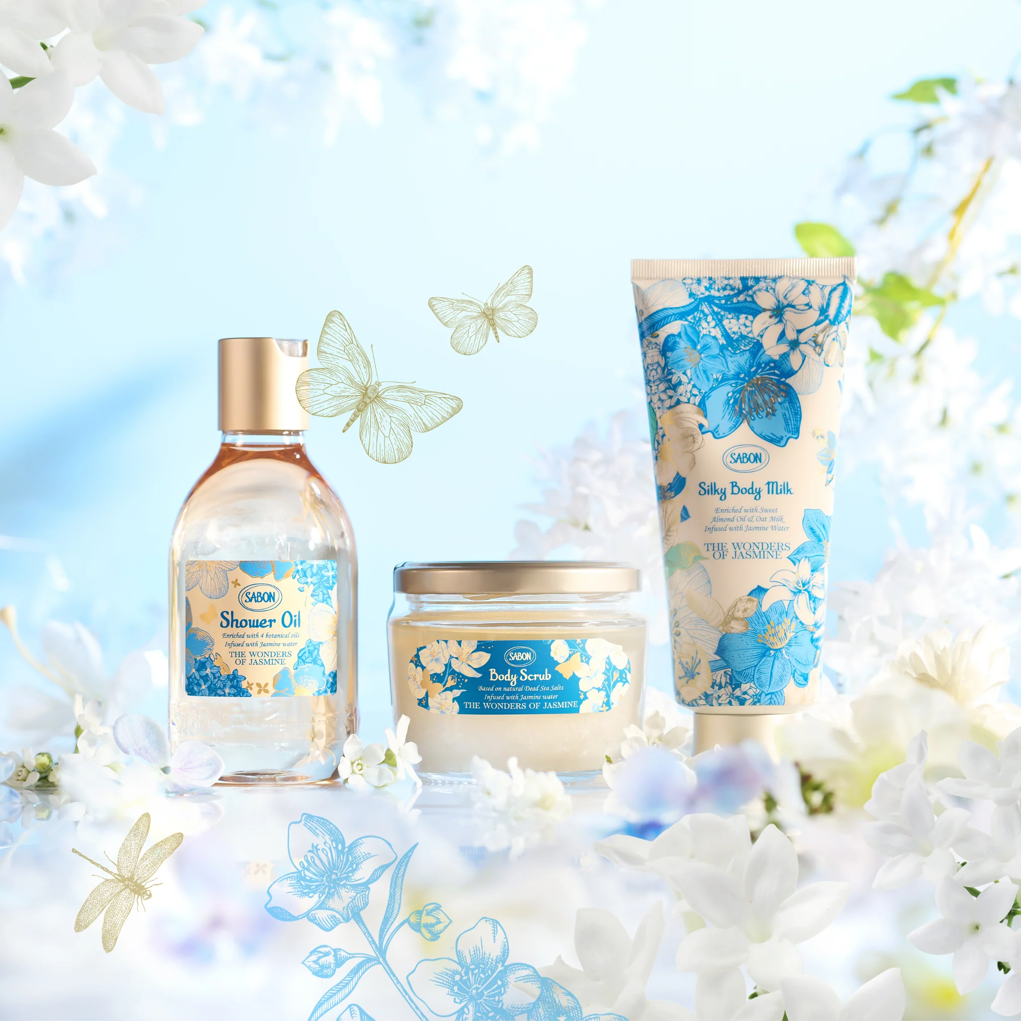 Huile de Douche Parfumée 300ml – Wonders of Jasmine - Image 4