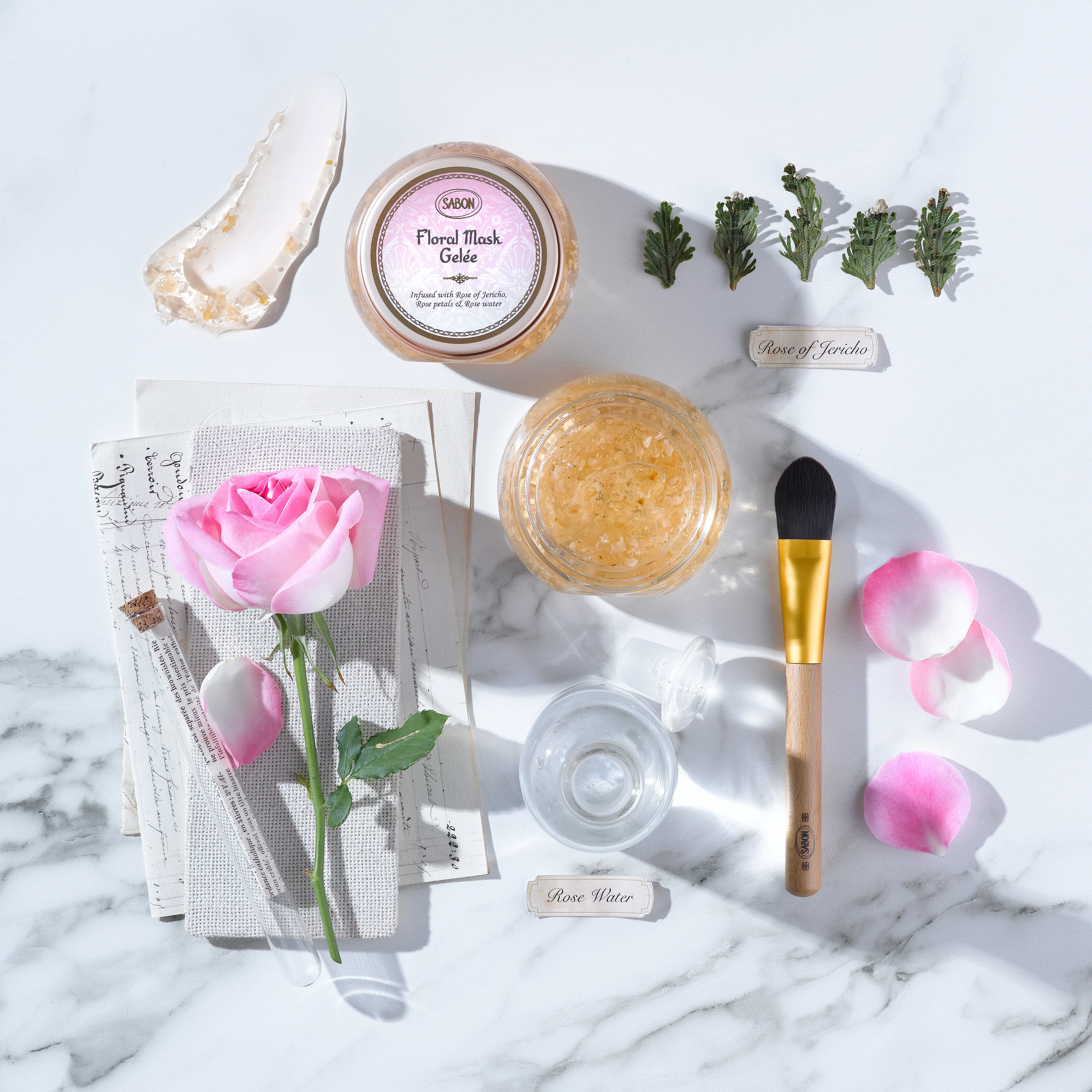 Masque Gelée Visage Rose 30ml - Image 3